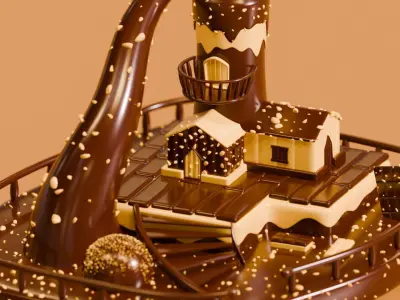  Chocolate House 3D model