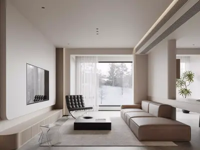 apartment interior scenes    3D model 19