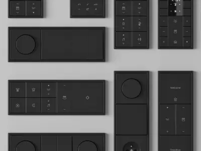 JUNG LS 990 - KNX Smart Home kit 50 items 3D model