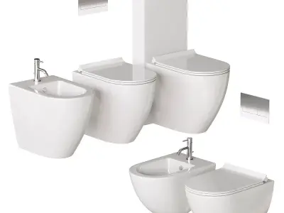 Galassia Dream WC Full Set 3D model