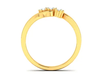 Women Ring  Render 3dm STL OBJ FBX Details 3D print model 43