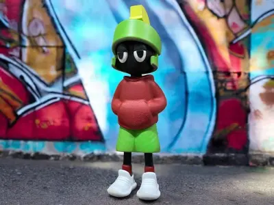 Marvin the martian urban vibes looney tunes 3D print model