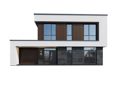 Modern V154 with BLENDER file 3D model