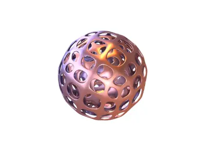 Abstract Sphere Ball v2 004 3D model