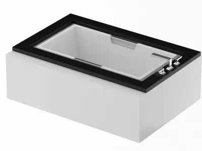 TOTO Lloyd Soaker Bathtub 3D model