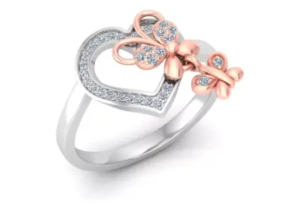 Butterfly Solitaire 3D model