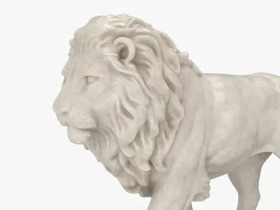  Lion Statue Walking Neutral 
