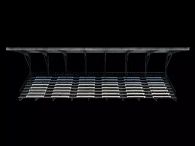 Stadium tribune 3D model