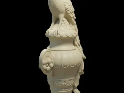 Peacock statue 3D print model purchase