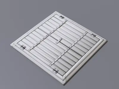 Trap Pitfall Low-poly 3D model