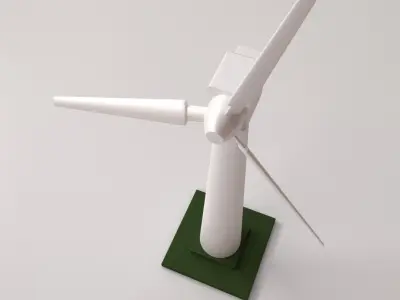 Wind Turbine 3D model