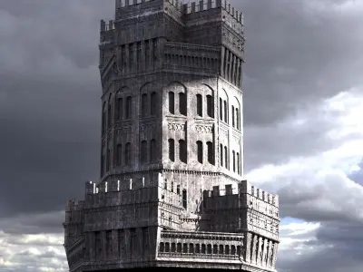 Tower of London inspired 2 3D model