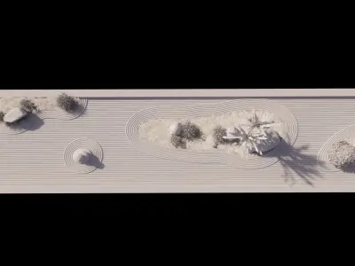 park-public park-Private Park Landscape 3D model