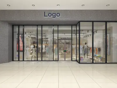 Clothing Store 06 3D model