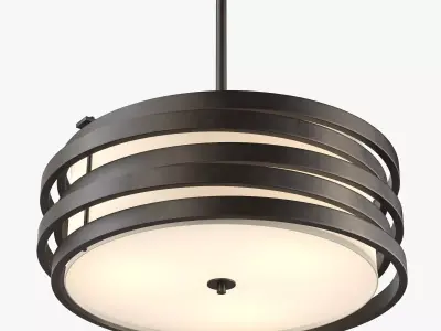 Kichler Roswell Three Light Pendant 3D model