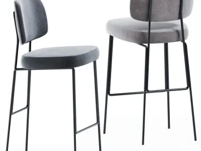 Kapoor Bar Chair by Annud 3D model