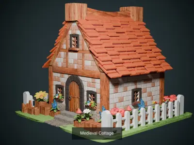 3D Cottage Collection 3D Model Pack