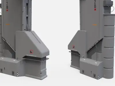 Sci fi antenna 13 3D model