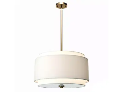 Amia 4 - Light Drum Chandelier 3D model