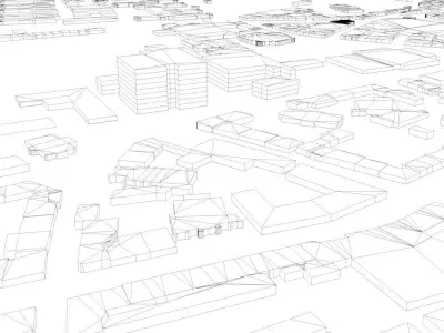 Edinburgh Streets and Buildings 3D model