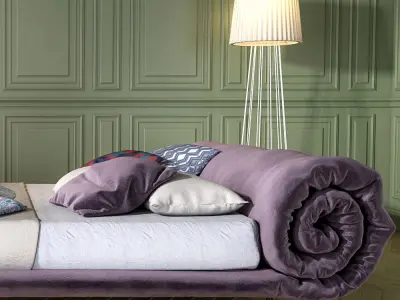 Bonaldo Blanket bed 3D model