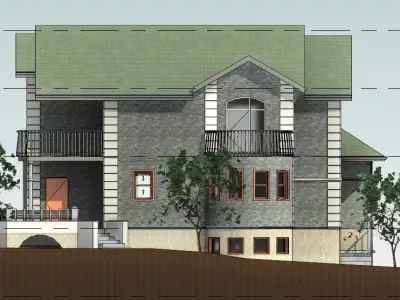 BIM VILLA 3D model