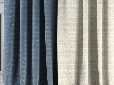 Curtain Set 134 3D model
