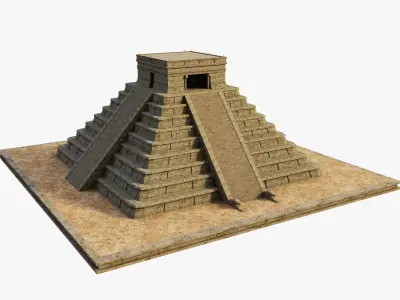 Itza Pyramid 3D model