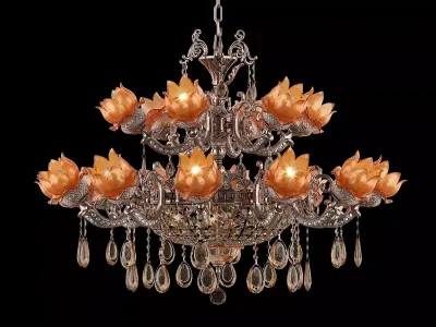 MD 89320-12-6-4 Osgona Chandelier 3D model