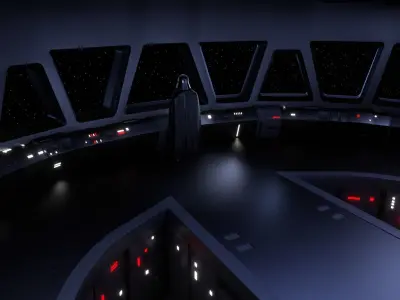 Super Star Destroyer Bridge 3D model