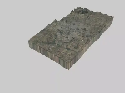 Bangalore City  Low-poly 3D model