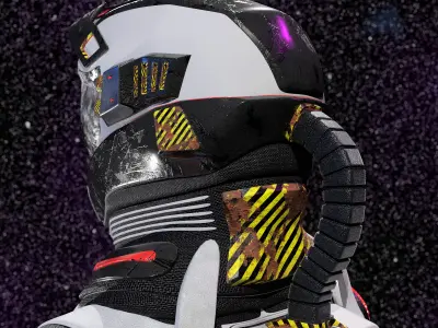 Futuristic Space Ranger Suit - High Detail 3D Model for CG 3D model