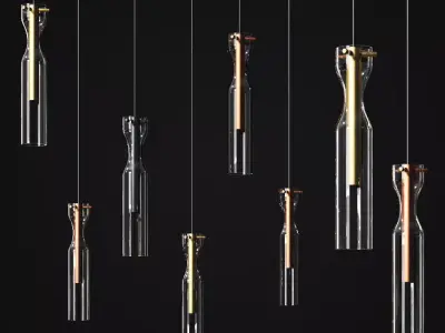 Epsilon Sola Pendant Gallotti Radice 3D model