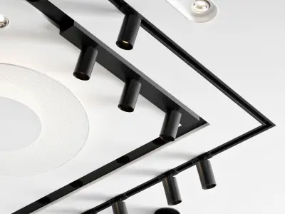 Astro Lighting Set 3D model