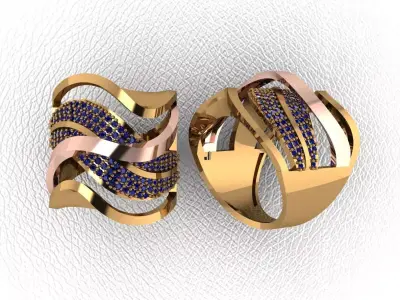 light gram ring-68 3D print model