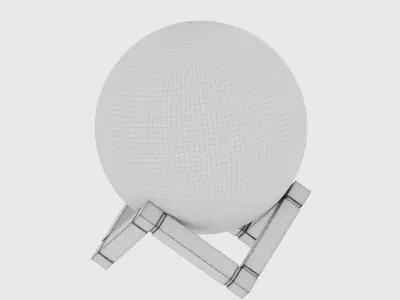 Lunar nightlight lamp 3D model