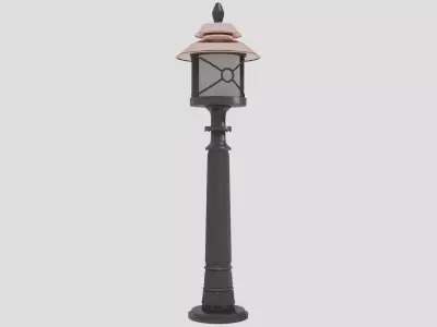 garden lamp 3D model buy