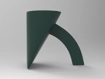 Lapis Vase Low-poly 3D model