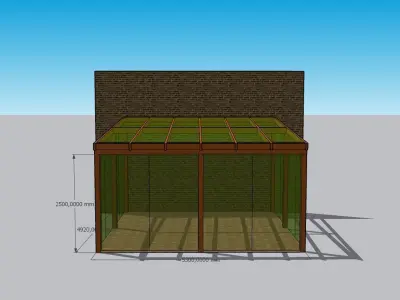 Winter garden 3D model shop