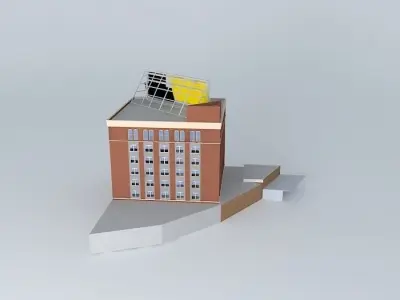 Texas School Book Depository as in 1963 Free 3D model