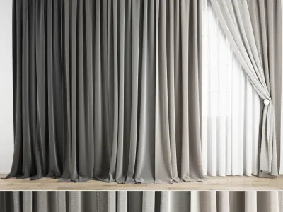 curtain 475 3D model