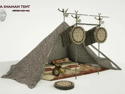 Tuva  Shaman Tent 3d model 3D model