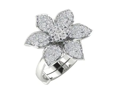Women Ring Render 3dm STL MTL SLC JCD OBJ FBX Details 3D print model 43
