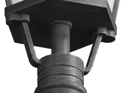 Classic street Outdoor landscape wrought  light Lamp Lantern  3D model