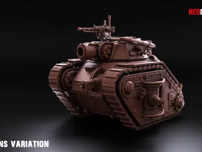 Solar Battle Tank - Imperial Force  3D print model