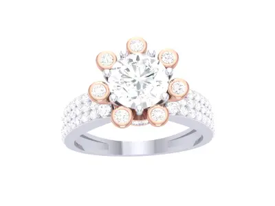  Women Ring MTL 3dm STL OBJ FBX Details 3D print model 54