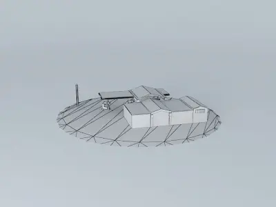 Fuel%26Retail station Mezhciems  Latvia Riga Bikernieku stree... Free 3D model
