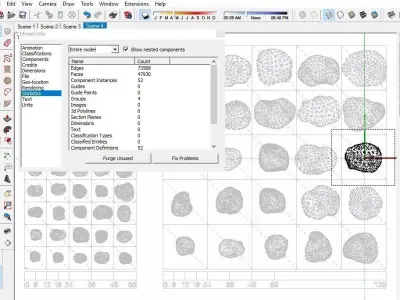 Natural Rockery-Gold Low-poly 3D model