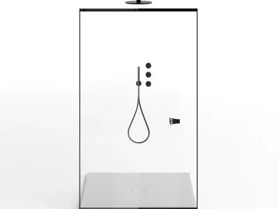 Agape D Type Shower System 3D model