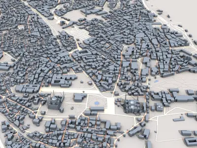 Istanbul City Turkey 3D model